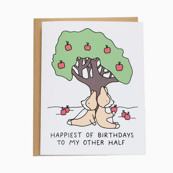 Apple Tree Corgi Birthday