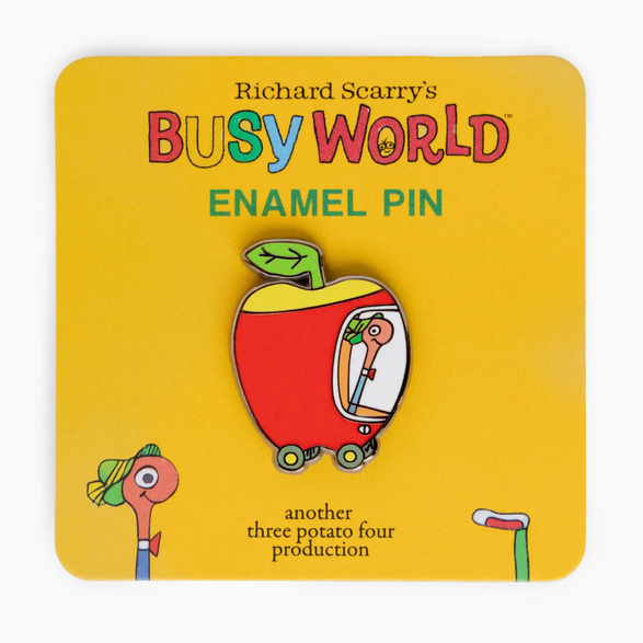 Apple Car Enamel Pin