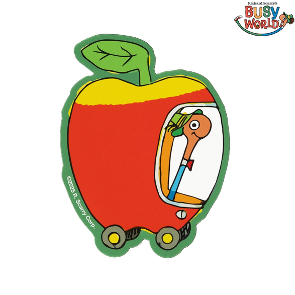Apple Car Sticker