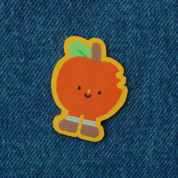 Apple Iron On Patch