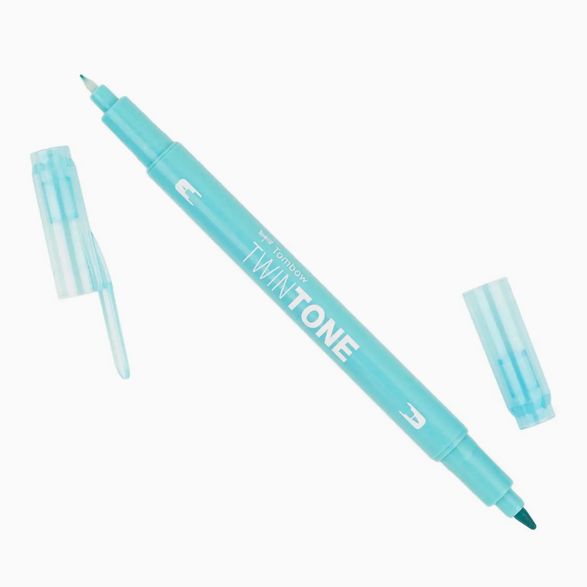 Twin Tone Dual Tip Marker Pen - 28 color options