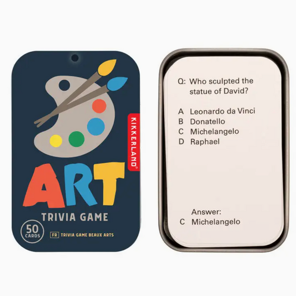Art Trivia Card Game