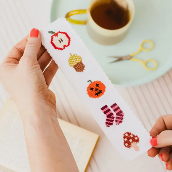 Bookmark Cross Stitch Kit: Autumn