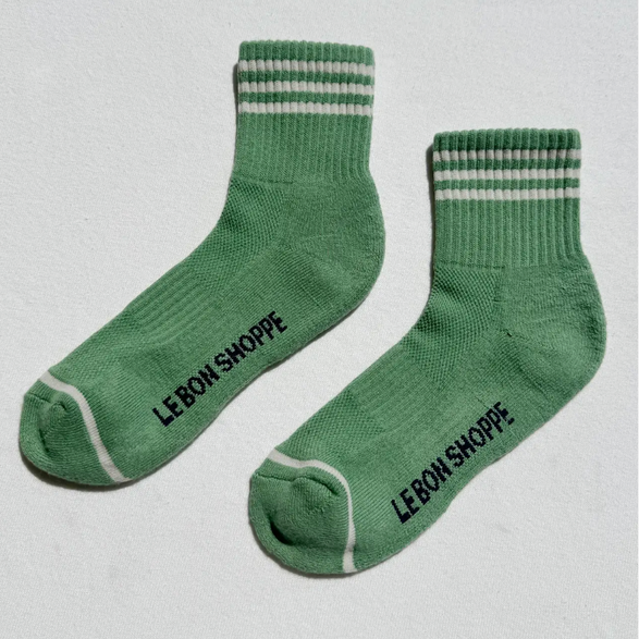 Avocado Green Girlfriend Socks