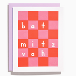 Bat Mitzvah Red Checkered