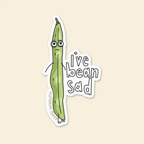 I've Bean Sad Sticker