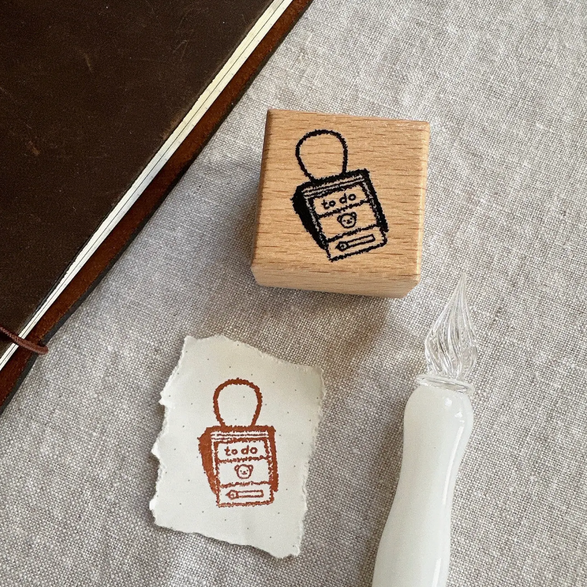 Bear To Do Stamp Wooden Stamp