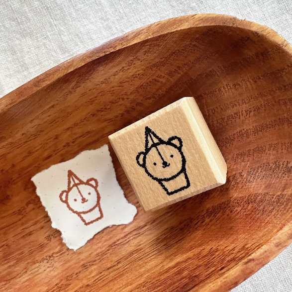 Bear Nib Stamp Wooden Stamp