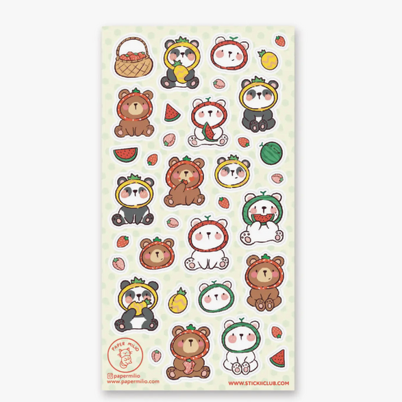 Fruity Bears Sticker Sheet
