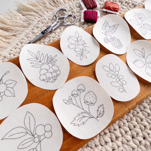 Berry Embroidery Design Pack