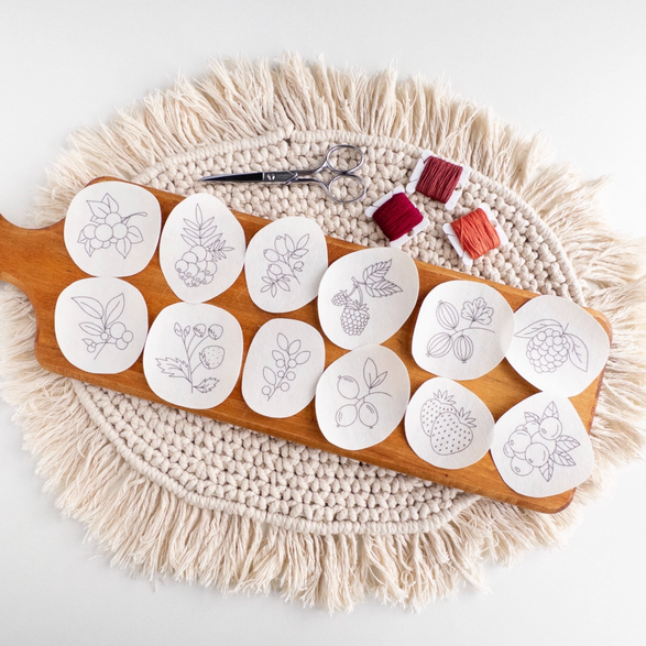 Berry Embroidery Design Pack