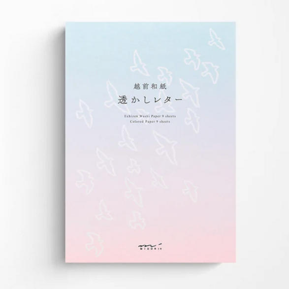 Midori Birds Fountain Pen Letter Pad