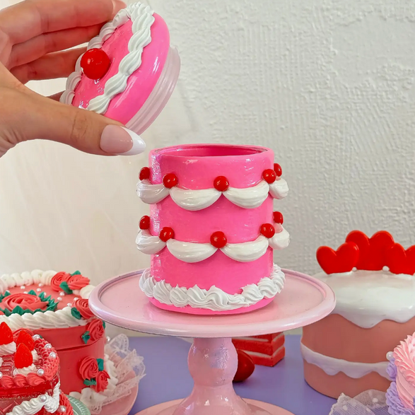 Birthday Cake Trinket Box