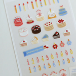 Birthday Cake Sticker Sheet