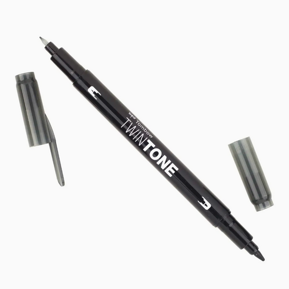 Twin Tone Dual Tip Marker Pen - 28 color options