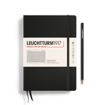 Leuchtturm Graph Notebook: Black (A5)