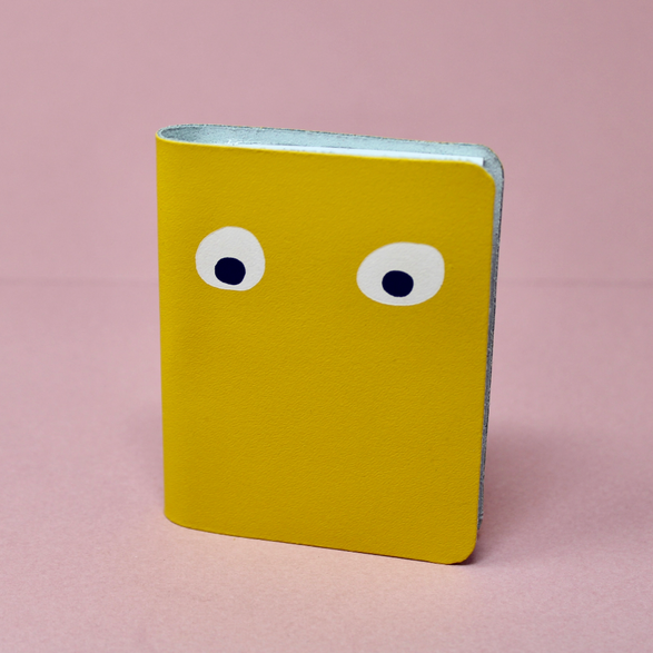 Blank Mini Notebook: Yellow