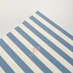 Blank Notebook: Blue Stripe