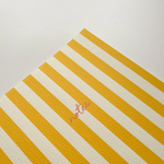 Blank Notebook: Yellow Stripe