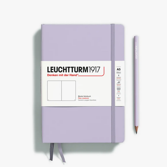 Leuchtturm Blank Notebook: Lilac (A5)