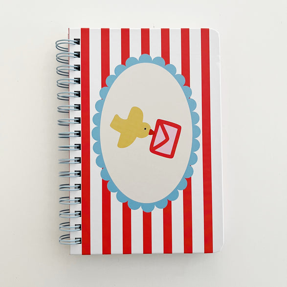 Blank Paper Notebook: Bird with Envelope