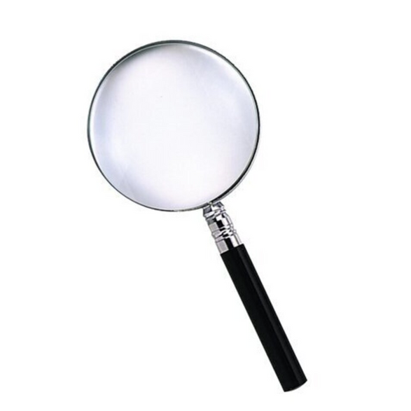 Small Blue Glass Magnifying Glass (65mm)