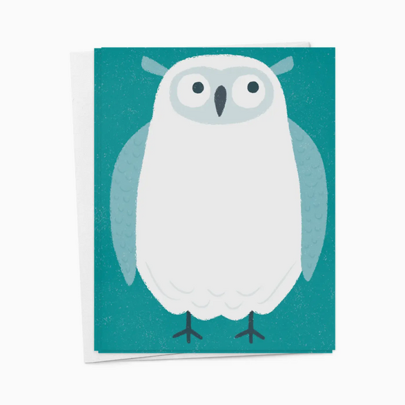 Blue Owl Notecard Set