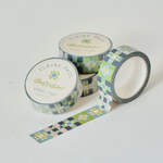 Blue Patchwork Star Washi Tape (15mm)
