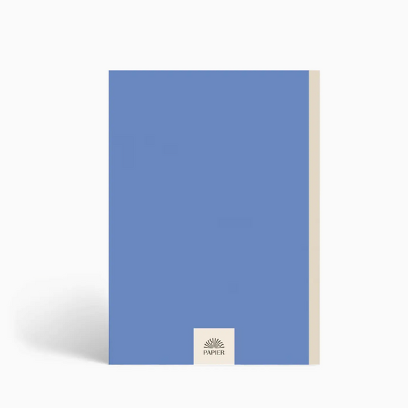 Blue Wonder Reading Journal Notebook