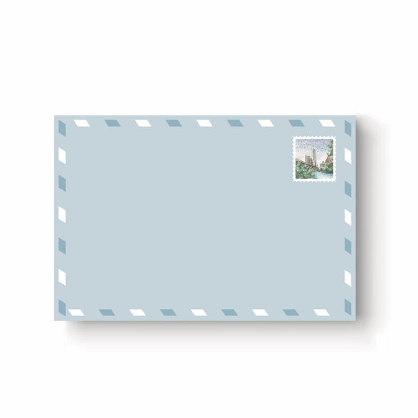 Blue Austin Stamp Notepad