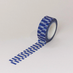 Blue + White Checkerboard Washi Tape (15mm)