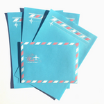 Blue Airmail Letter Set