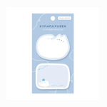 Blue Cat Sticky Notepad Set