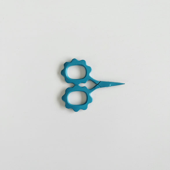 Small Blue Flower Scissors