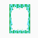 Blue Green Frog Notepad