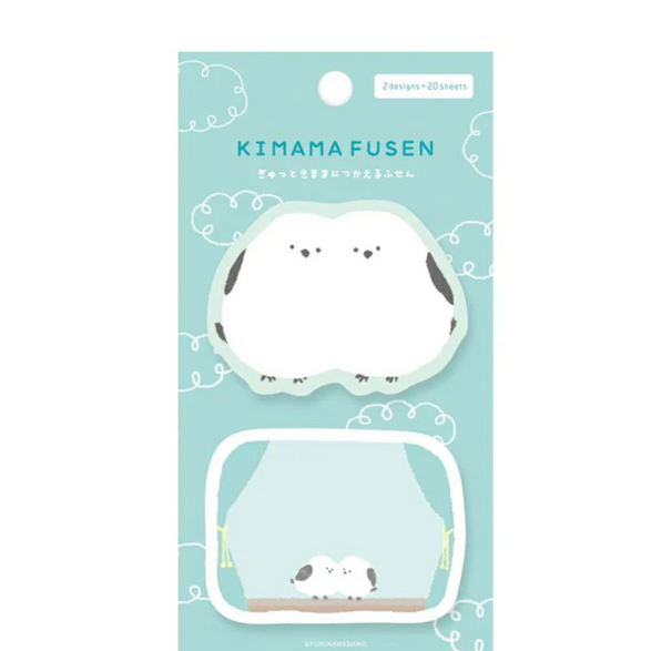 Blue Birds Sticky Notepad Set
