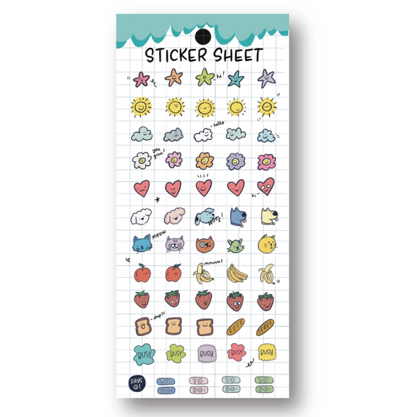 Days 01 Planner Sticker Sheet