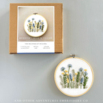 Embroidery Kit: Meadow in Blue