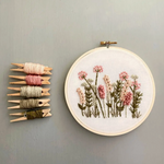 Embroidery Kit: Blush Meadow
