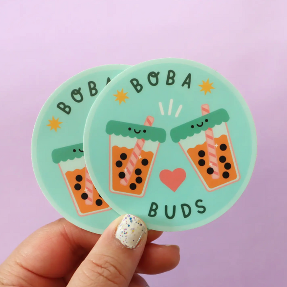 Boba Buds Sticker