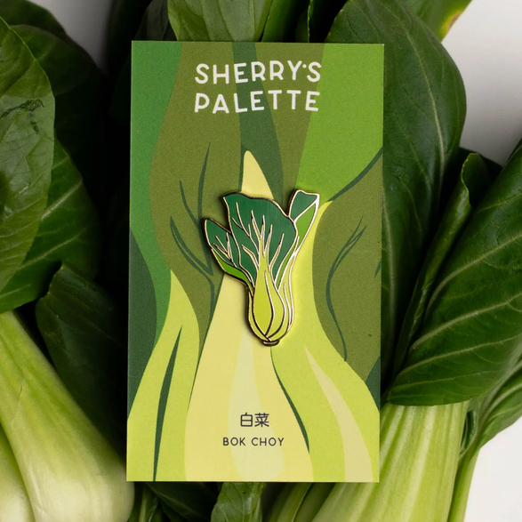 Bok Choy Enamel Pin