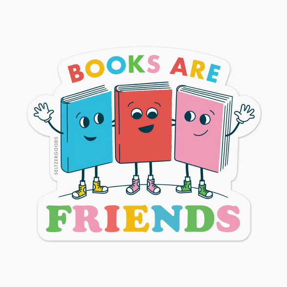 Book Friends Sticker