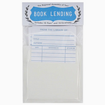 Book Lending Notecard - Set of 10