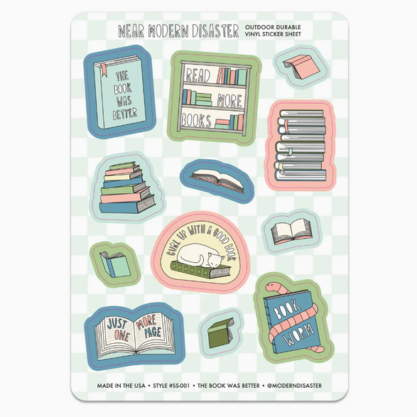 Book Was Better Sticker Sheet