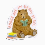 Books Are My Happy Place Sticker
