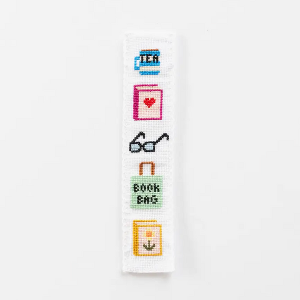 Bookmark Cross Stitch Kit: Books