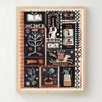 8x10 Art Print: Book World