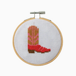 Cross Stitch Kit: Cowboy Boot