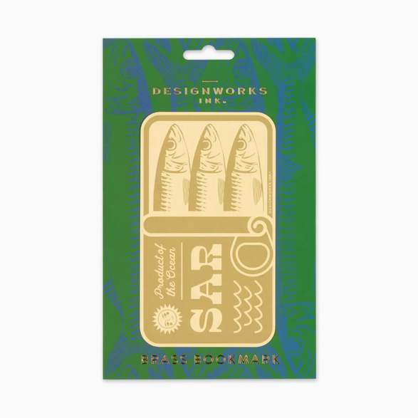 Sardines Brass Bookmark