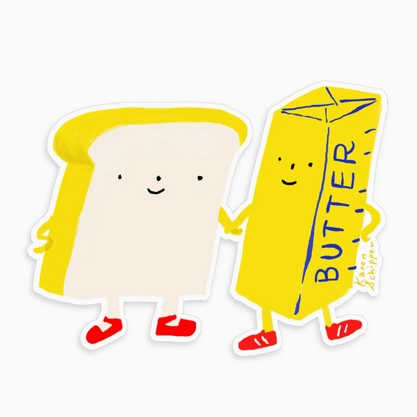 Bread and Butter Sticker